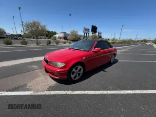 2005 BMW 3 Series 330Ci with VIN WBABW53435PL53055, listed as a Copart auction lot 65653465 with 112,923 mi miles and Clean title. Bid and sale history available at DreamBid. Image 2.