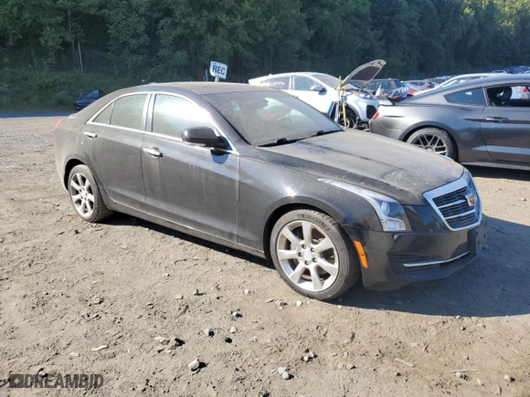 2016 Cadillac ATS Sedan Luxury Collection AWD with VIN 1G6AH5RX5G0124854, listed as a Copart auction lot 70449214 with 166,445 mi miles and Salvage Title. Bid and sale history available at carsss.com. Image 4.