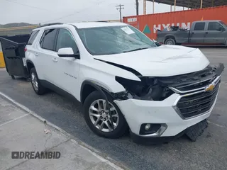 2019 Chevrolet Traverse LT Cloth with VIN 1GNERGKW3KJ247605, listed as a IAAI auction lot 42427427 with 127,380 mi miles and . Bid and sale history available at DreamBid. Image 1.