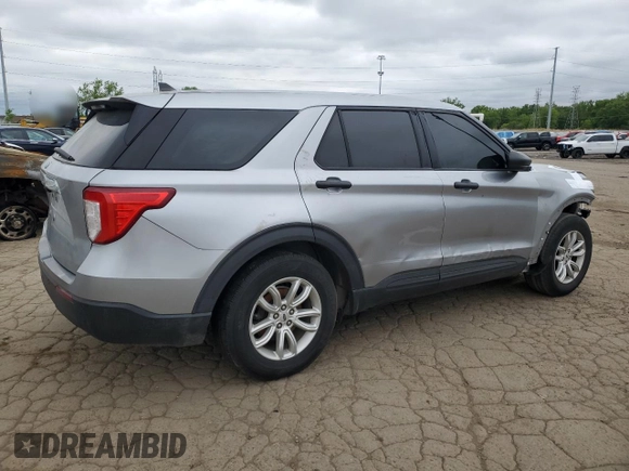 2021 Ford Explorer with VIN 1FMSK7BHXMGA68541, listed as a Copart auction lot 58784475 with 106,063 mi miles and Clean title. Bid and sale history available at DreamBid. Image 3.