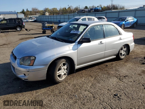 2005 Subaru Impreza Sedan (Natl) RS with VIN JF1GD67595H508585, listed as a Copart auction lot 53681065 with 125,931 mi miles and Salvage Title. Bid and sale history available at carsss.com. Image 1.