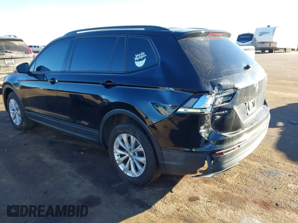 2018 Volkswagen Tiguan S with VIN 3VV0B7AX9JM209722, listed as a IAAI auction lot 41610749 with 44,593 mi miles and . Bid and sale history available at DreamBid. Image 3.