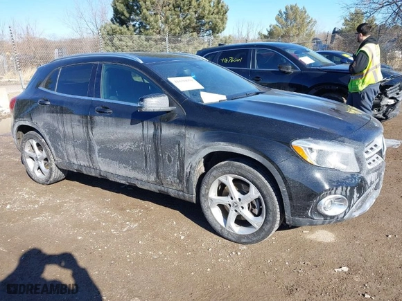 2020 Mercedes-Benz GLA with VIN WDCTG4GB5LU027306, listed as a IAAI auction lot 41636650 with 82,789 mi miles. Bid and sale history available at carsss.com. Image 1.