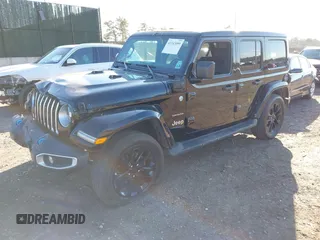 2023 Jeep Wrangler Sahara with VIN 1C4JJXP63PW525274, listed as a IAAI auction lot 41743099 with 38,484 mi miles and . Bid and sale history available at DreamBid. Image 20.