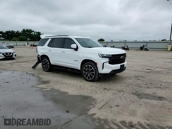 2023 Chevrolet Tahoe RST с VIN 1GNSCRKD9PR391778, выставлен на аукционе Copart как лот 54725335 с пробегом Не указан миль и Списание • Salvage title. История ставок и продаж доступна на DreamBid. Изображение 14.