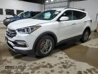 2017 Hyundai Santa Fe 2.4L z VIN 5NMZUDLB8HH006639, wystawiony jako Copart lot #57911255 z przebiegiem 112 870 mil mil oraz Szkoda całkowita • Salvage title. Historia ofert i sprzedaży dostępna na DreamBid. Obrazek 1.