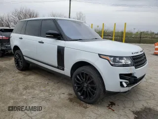 2017 Land Rover Range Rover with VIN SALGS5FE0HA347089, listed as a Copart auction lot 52386705 with 66,835 mi miles and Salvage title. Bid and sale history available at DreamBid. Image 4.