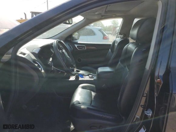 2017 Nissan Pathfinder S with VIN 5N1DR2MM5HC672187, listed as a Copart auction lot 54257755 with 114,928 mi miles and Clean Title. Bid and sale history available at carsss.com. Image 7.