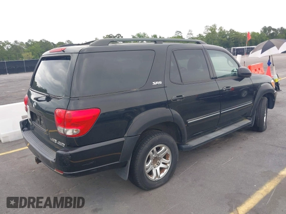 2005 Toyota Sequoia SR5 with VIN 5TDBT44A05S255200, listed as a IAAI auction lot 42215046 with 194,891 mi miles and . Bid and sale history available at DreamBid. Image 4.