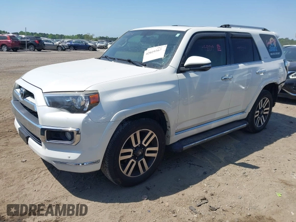 2015 Toyota 4Runner Limited with VIN JTEBU5JR0F5257299, listed as a IAAI auction lot 42029367 with 172,322 mi miles and . Bid and sale history available at carsss.com. Image 2.