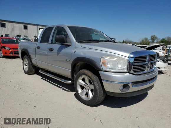 2008 Dodge 1500 SLT with VIN 1D7HU18N58S608633, listed as a Copart auction lot 53239025 with 266,801 mi miles and Clean Title. Bid and sale history available at DreamBid. Image 4.
