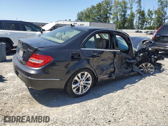 2013 Mercedes-Benz C 300 Sport with VIN WDDGF8AB6DR251348, listed as a Copart auction lot 65411795 with Not provided miles and Salvage title. Bid and sale history available at DreamBid. Image 3.