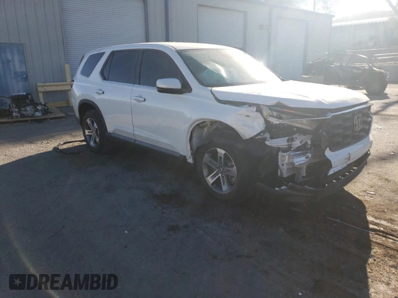 2024 Honda Pilot EX-L 7 Passenger with VIN 5FNYG1H53RB039572, listed as a Copart auction lot 57660834 with 690 mi miles and Salvage Title. Bid and sale history available at carsss.com. Image 4.