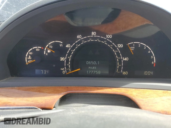 2006 Mercedes-Benz S-Class 4.3L with VIN WDBNG70J86A474606, listed as a Copart auction lot 76745924 with 177,758 mi miles and Clean Title. Bid and sale history available at carsss.com. Image 9.