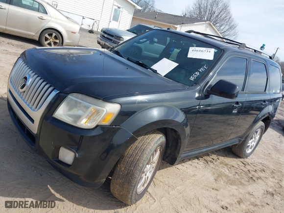 2010 Mercury Mariner Premier with VIN 4M2CN8HG3AKJ18896, listed as a IAAI auction lot 41616731 with 217,803 mi miles. Bid and sale history available at carsss.com. Image 2.