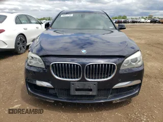 2014 BMW 7 Series ALPINA B7 with VIN WBAYE8C52ED135620, listed as a Copart auction lot 58221745 with 138,418 mi miles and Salvage title. Bid and sale history available at DreamBid. Image 5.