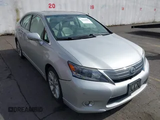 2010 Lexus HS 250h with VIN JTHBB1BA7A2007191, listed as a IAAI auction lot 42068847 with 213,323 mi miles. Bid and sale history available at carsss.com. Image 6.