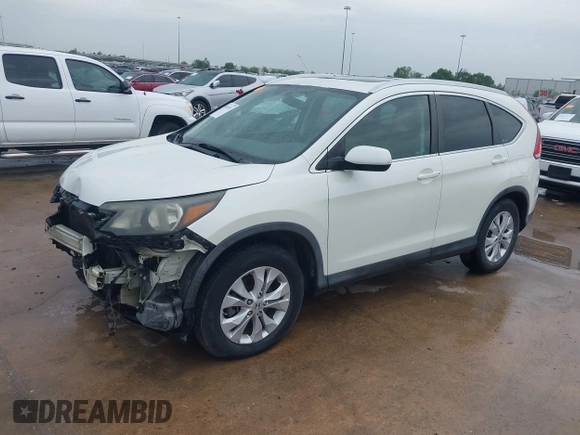 2012 Honda CR-V EX-L with VIN 5J6RM3H78CL034683, listed as a IAAI auction lot 41892351 with 153,029 mi miles. Bid and sale history available at carsss.com. Image 2.