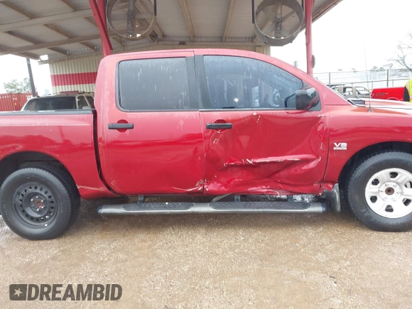 2004 Nissan Titan LE with VIN 1N6AA07A24N516656, listed as a IAAI auction lot 41539346 with 238,549 mi miles and . Bid and sale history available at DreamBid. Image 6.