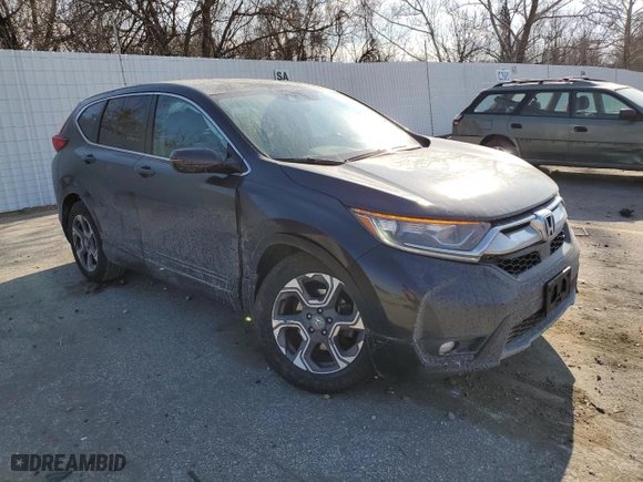 2019 Honda CR-V EX with VIN 7FARW1H57KE005121, listed as a Copart auction lot 47320945 with 64,738 mi miles and Salvage Title. Bid and sale history available at carsss.com. Image 4.