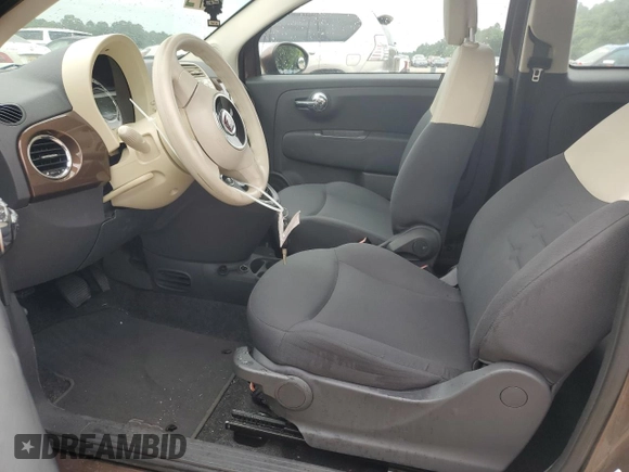 2012 FIAT 500 Pop z VIN 3C3CFFAR7CT114066, wystawiony jako Copart lot #55723685 z przebiegiem 154 507 mil mil oraz Szkoda całkowita • Salvage title. Historia ofert i sprzedaży dostępna na DreamBid. Obrazek 7.
