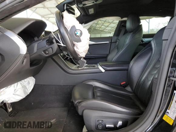 2021 BMW 8 Series 840i with VIN WBAGV2C08MCG13060, listed as a Copart auction lot 42387435 with 39,761 mi miles and Salvage Title. Bid and sale history available at DreamBid. Image 7.