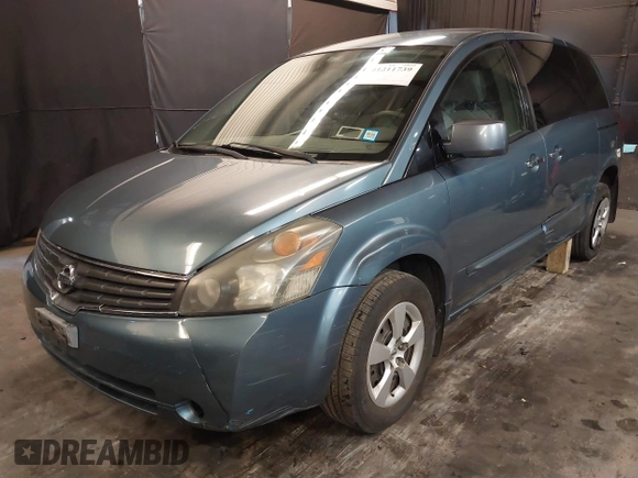 2008 Nissan Quest SL with VIN 5N1BV28U68N118044, listed as a IAAI auction lot 41311739 with 87,066 mi miles. Bid and sale history available at carsss.com. Image 20.