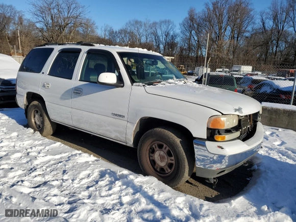2002 GMC Yukon SLT with VIN 1GKEC13Z72R211065, listed as a Copart auction lot 86816604 with 0 mi miles and Salvage Title. Bid and sale history available at carsss.com. Image 4.
