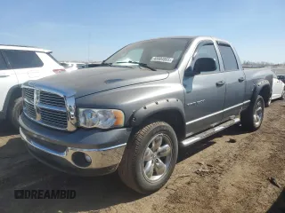 2005 Dodge 1500 SLT with VIN 1D7HU18D55S191940, listed as a Copart auction lot 48804865 with 140,680 mi miles and Salvage Title. Bid and sale history available at carsss.com. Image 1.