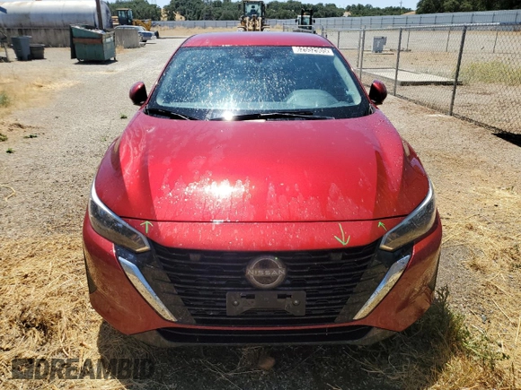 2024 Nissan Sentra SV with VIN 3N1AB8CV0RY313446, listed as a Copart auction lot 62552905 with 41,066 mi miles and Clean title. Bid and sale history available at DreamBid. Image 5.