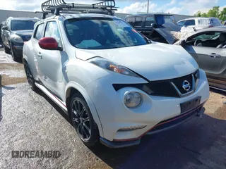 2014 Nissan Juke Nismo RS z VIN JN8DF5MV8ET150502, wystawiony jako IAAI lot #42220753 z przebiegiem 87 460 mil mil oraz . Historia ofert i sprzedaży dostępna na DreamBid. Obrazek 1.