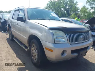 2004 Mercury Mountaineer Convenience with VIN 4M2DU86W84ZJ20303, listed as a IAAI auction lot 42669716 with 168,034 mi miles and . Bid and sale history available at DreamBid. Image 1.