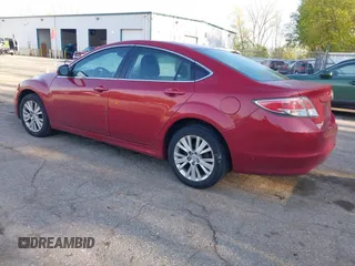 2009 Mazda 6 i Touring with VIN 1YVHP82A095M25943, listed as a IAAI auction lot 42197635 with 208,363 mi miles. Bid and sale history available at carsss.com. Image 3.