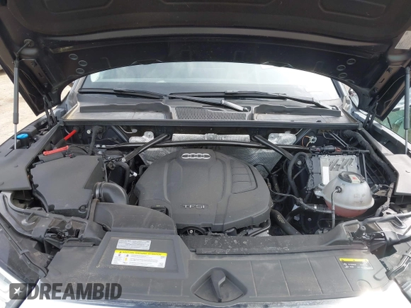 2019 Audi Q5 Premium Plus with VIN WA1BNAFY9K2144483, listed as a IAAI auction lot 41898239 with 54,676 mi miles. Bid and sale history available at carsss.com. Image 10.