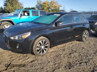 2018 Hyundai Elantra GT with VIN KMHH35LE4JU069228, listed as a Copart auction lot 77312614 with 41,040 mi miles and Salvage Title. Bid and sale history available at carsss.com. Image 1.
