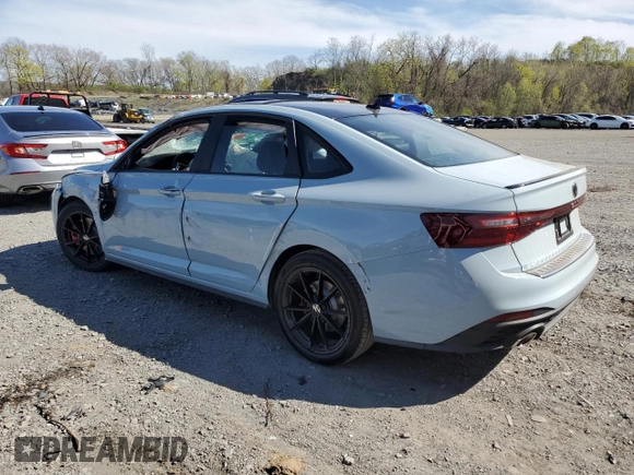 2025 Volkswagen Jetta GLI Autobahn with VIN 3VW2T7BU0SM061533, listed as a Copart auction lot 54275155 with 175 mi miles and Salvage title. Bid and sale history available at DreamBid. Image 2.