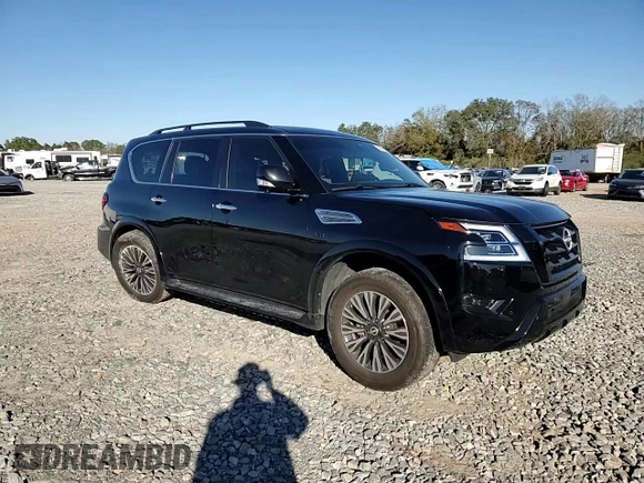2022 Nissan Armada SL with VIN JN8AY2BA3N9392221, listed as a Copart auction lot 82014444 with 40,244 mi miles and Salvage Title. Bid and sale history available at carsss.com. Image 11.