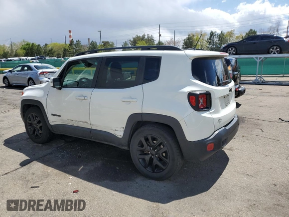2017 Jeep Renegade Latitude with VIN ZACCJABB8HPE67123, listed as a Copart auction lot 55594475 with 101,646 mi miles and Salvage Title. Bid and sale history available at carsss.com. Image 2.