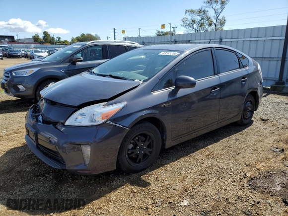 2013 Toyota Prius One with VIN JTDKN3DU2D1675633, listed as a Copart auction lot 49341255 with 232,622 mi miles and Salvage Title. Bid and sale history available at DreamBid. Image 1.