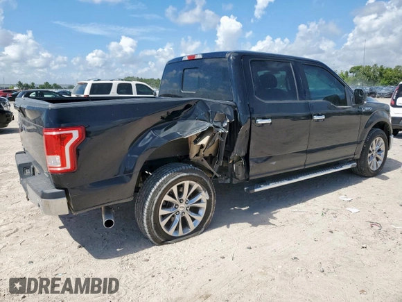 2016 Ford F-150 XL with VIN 1FTEW1CF5GKD21833, listed as a Copart auction lot 61985625 with 178,559 mi miles and Salvage title. Bid and sale history available at DreamBid. Image 3.