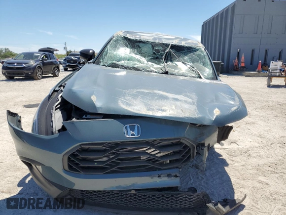2024 Honda HR-V Sport with VIN 3CZRZ1H58RM759440, listed as a Copart auction lot 50088575 with 6,696 mi miles and Non Repairable. Bid and sale history available at DreamBid. Image 5.