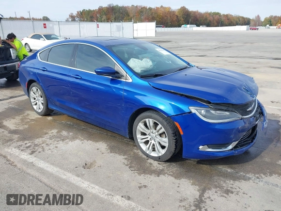 2015 Chrysler 200 Limited with VIN 1C3CCCABXFN588706, listed as a IAAI auction lot 42199658 with 175,102 mi miles and . Bid and sale history available at DreamBid. Image 1.