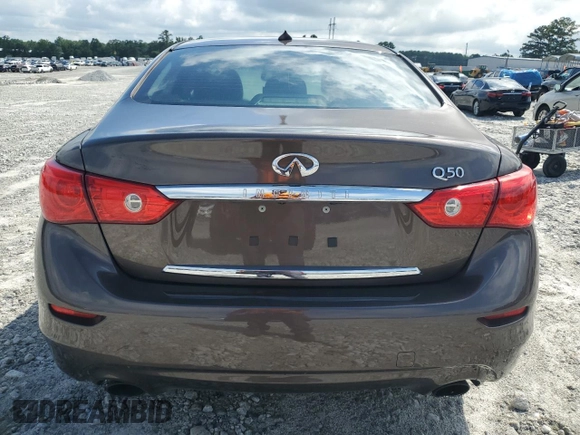 2017 Infiniti Q50 Sport with VIN JN1EV7AP1HM734603, listed as a Copart auction lot 63349095 with 153,113 mi miles and Clean title. Bid and sale history available at DreamBid. Image 6.