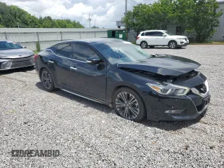 2017 Nissan Maxima Platinum with VIN 1N4AA6APXHC417917, listed as a Copart auction lot 61005785 with 103,836 mi miles and Salvage title. Bid and sale history available at DreamBid. Image 4.