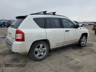 2007 Jeep Compass Limited with VIN 1J8FF57W47D155940, listed as a Copart auction lot 43934305 with 189,022 mi miles and Salvage Title. Bid and sale history available at carsss.com. Image 3.