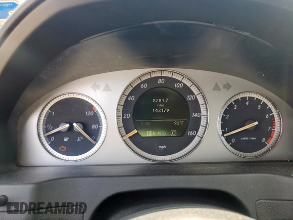 2008 Mercedes-Benz C 300 Sport with VIN WDDGF54X68R021353, listed as a Copart auction lot 58923055 with 143,179 mi miles and Salvage title. Bid and sale history available at DreamBid. Image 9.