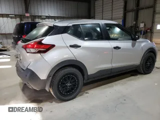 2020 Nissan Kicks S with VIN 3N1CP5BV1LL518434, listed as a Copart auction lot 46991545 with 66,980 mi miles and Salvage Title. Bid and sale history available at carsss.com. Image 3.