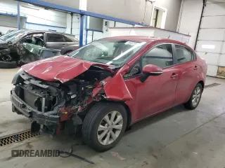 2015 Kia Rio EX with VIN KNADN4A35F6499738, listed as a Copart auction lot 45329805 with 99,029 mi miles and Salvage Title. Bid and sale history available at carsss.com. Image 1.