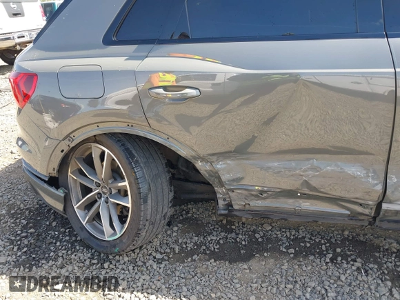2022 Audi Q3 S line Premium Plus with VIN WA1EECF32N1040652, listed as a IAAI auction lot 42140861 with 43,452 mi miles and . Bid and sale history available at DreamBid. Image 6.