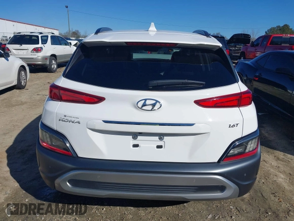 2023 Hyundai Kona Limited with VIN KM8K53A35PU044708, listed as a IAAI auction lot 41287608 with 17,074 mi miles. Bid and sale history available at carsss.com. Image 17.